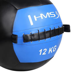 HMS Fitness WLB12 ballon médical 12 kg Noir, Bleu
