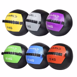 HMS Fitness WLB12 ballon médical 12 kg Noir, Bleu - Vue supplémentaire 3