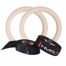 HMS Fitness TX07, Anneau, 200 kg, Noir, Bois, Bois, 23 cm, 28 mm