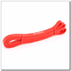 HMS Fitness GU05 SET bande d'exercice Caoutchouc Noir, Violet, Rouge, Jaune - Vue supplémentaire 4