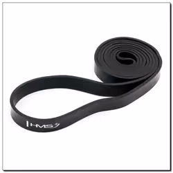 HMS Fitness GU05 SET bande d'exercice Caoutchouc Noir, Violet, Rouge, Jaune - Vue supplémentaire 7
