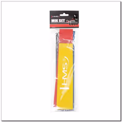 HMS Fitness GU04 SET bande d'exercice Caoutchouc Noir, Bleu, Rouge, Jaune