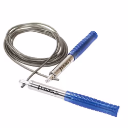 HMS Fitness SK55, Bleu, Polyvinyl chloride (PVC), Acier, 140 g, 300 cm