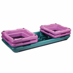 HMS Fitness AS006 Noir, Vert, Violet Synthétique 300 kg Hauteur ajustable - Vue supplémentaire 5