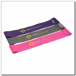 HMS Fitness GU04 PRO bande d'exercice Caoutchouc Gris, Rose, Violet - Vue supplémentaire 5