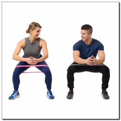 HMS Fitness GU04 PRO bande d'exercice Caoutchouc Gris, Rose, Violet - Vue supplémentaire 8