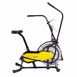 HMS Fitness MP6590, Noir, Jaune, Vélo d’entraînement aérodynamique