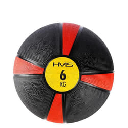 HMS Fitness NK06 ballon médical 6 kg Noir, Rouge