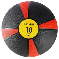 HMS Fitness NK10 ballon médical 10 kg Noir, Rouge