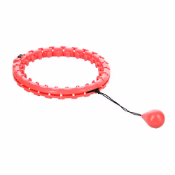 Fh01 Hula Hoop Rouge Avec Poids