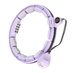 Hhm13 Hula Hoop Violet Magnétique Avec Poids + Compteur Hms