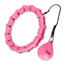 Oha02 Hula Hop Rose Avec Poids One Fitness