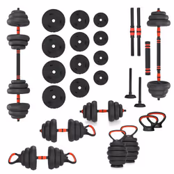 Sgn120 Pro Set 6 En 1 Ensemble De Poids 20 Kg Hms