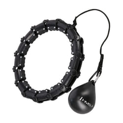 Hhw11 Hula Hoop Noir Grande Taille Avec Poids Hms