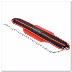 HMS Fitness PSTX05, Ceintures d’haltérophilie, Adulte, Mâle, Noir, Rouge, Néoprène, Fixation mécanique