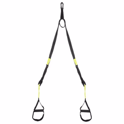 HMS Fitness TX11 bande d'exercice Caoutchouc butadiène-nitrile (NBR), Polypropylène (PP), Acier Noir, Jaune