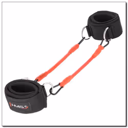 HMS Fitness EXB01 bande d'exercice Néoprène, Polyester, Acier Noir, Orange