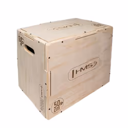 HMS Fitness DSC04, Boîte plyométrique simple, Bois, Bois, 300 kg, 50 cm, 40 cm