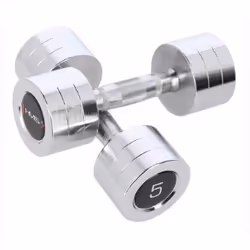 HMS Fitness CHD05 Haltère au poids fixe 5 kg 2 pièce(s) - Vue supplémentaire 2