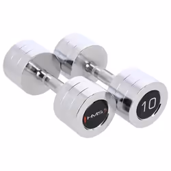 HMS Fitness CHD10 Haltère au poids fixe 10 kg 2 pièce(s)