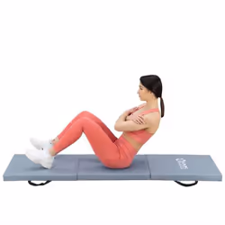 HMS Fitness MGS02 Tapis d'exercice Gris