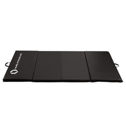 Matelas De Gymnastique Pliable Hms - Noir, 240 X 120 Cm, 5 Cm