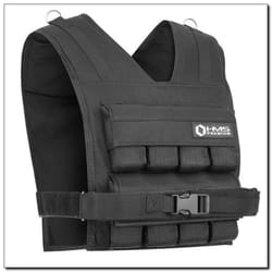 HMS Fitness KTO16 veste lestée Acier Noir