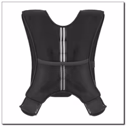 HMS Fitness KTO05 veste lestée 5 kg Néoprène, Sable Noir - Vue supplémentaire 8