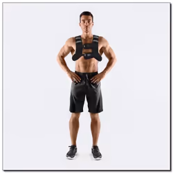 HMS Fitness KTO08 veste lestée 8 kg Néoprène, Sable Noir - Vue supplémentaire 5