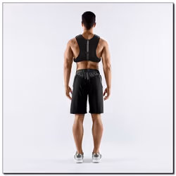 HMS Fitness KTO08 veste lestée 8 kg Néoprène, Sable Noir - Vue supplémentaire 6