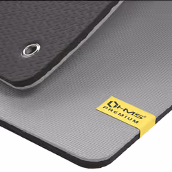 HMS Fitness MFK08 Tapis d'exercice Noir, Gris