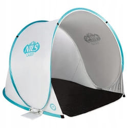 Tente de plage Nils Camp NC3173 Turquoise Gris - Filtre UV écran imperméable compact