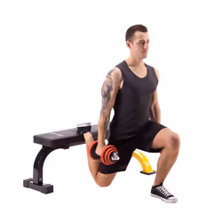 HMS Fitness L8012 Banc de musculation Gym, Maison Noir, Jaune - Vue supplémentaire 7