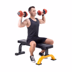 HMS Fitness L8012 Banc de musculation Gym, Maison Noir, Jaune - Vue supplémentaire 8
