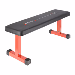 HMS Fitness L1211 Banc de musculation Maison Noir, Rouge