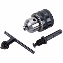 Kit mandrin 13 mm avec adaptateur SDS Plus + clé. Le mandrin à clé de 13 mm avec adaptateur SDS plus s’utilise sur un marteau ...