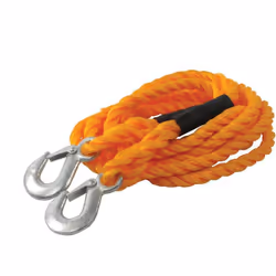 Corde de remorquage de 3.6 mètres et 3000 kg. Idéal pour le remorquage de la plupart des véhicules en toute sécurité jusqu’à ...