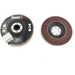Beast - 3 disques lamelles plat d. 115 x Al. 22,23 mm Gr 100 corindon pour Bois, métal - 738440