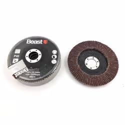 Lot de 3 disques polyvalents à lamelles pour des travaux de ponçage, meulage, surfaçage, ébavurage, etc. Convient pour une ut ...