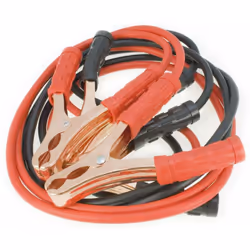 Câble de démarrage 600 A. Câble en cuivre revêtu de PVC, idéal pour le dépannage des batteries (max 600 Ampères). Pince en cu ...