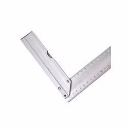 Équerre de menuisier en aluminium 250 mm. Équerre de menuisier en aluminium avec niveau à bulle intégré. Possibilité angle à  ...