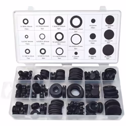 Description générale Découvrez notre Coffret 125 pièces de joints et bouchons d'étanchéité, un ensemble essentiel conçu pour  ...