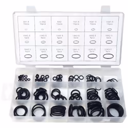 Description générale Découvrez notre coffret exclusif de 125 pièces de joints toriques, qui couvre un large éventail de dimen ...