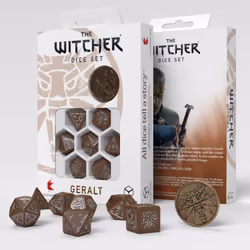 Q-workshop The Witcher Dice Set. Geralt