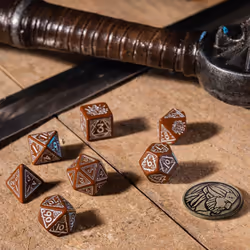 Q-workshop The Witcher Dice Set. Geralt