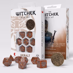 Q-workshop The Witcher Dice Set. Geralt