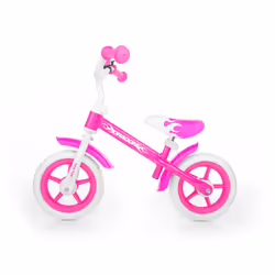 Milly Mally Dragon, Vélo de ville, Enfants, Femelle, Acier, Rose, Blanc, 25,4 cm (10")