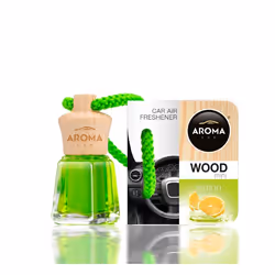 Aroma car WOOD MINILemon, 39 mm, 29,4 mm, 21,3 mm