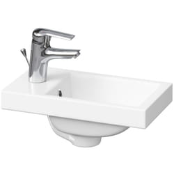 Como Lavabo pour meuble 40x22 cm avec trou pour robinetterie au milieu (K32-001-BOX) - Cersanit