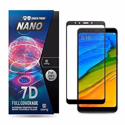 Protecteur décran - Crong - 7D Nano Flexible Glass - Hybride 9H - Xiaomi Redmi 5 - Résistant aux chocs